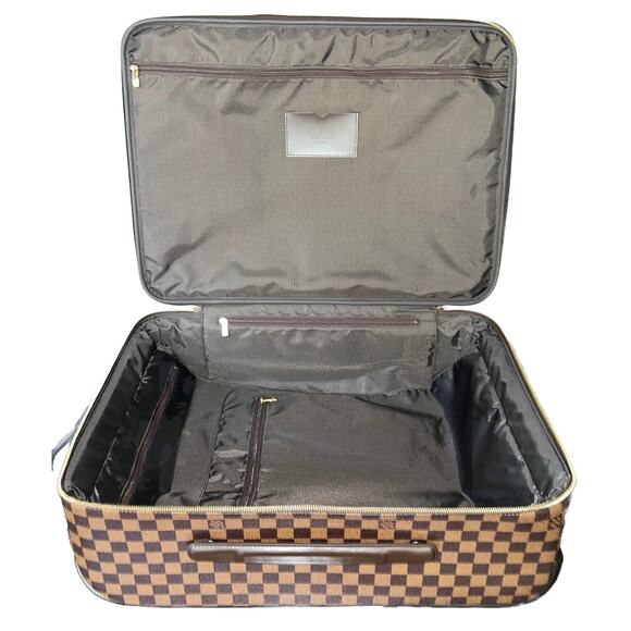 Louis Vuitton Pegase Legere Suitcase Checker Damier Ebene Unisex Bag 🎁 A+ - Picture 10 of 16